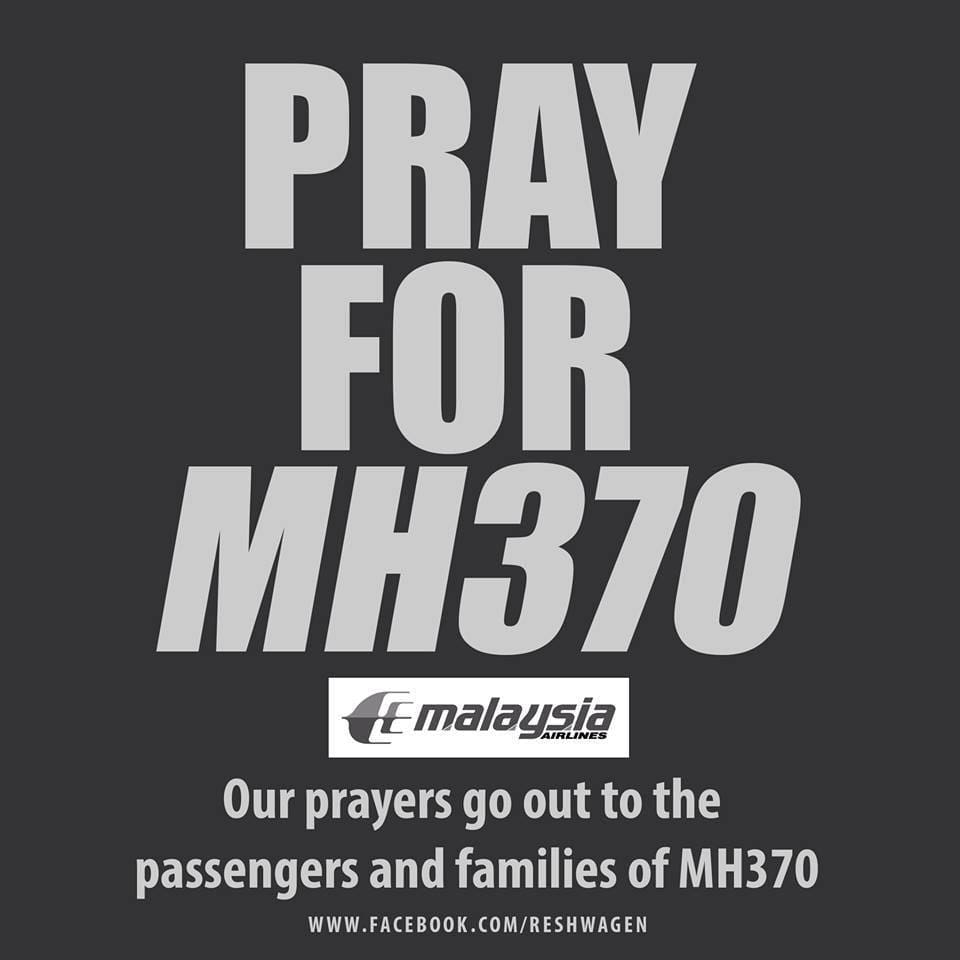 Facebook:Missing Malaysia Airlines MAS Flight MH370