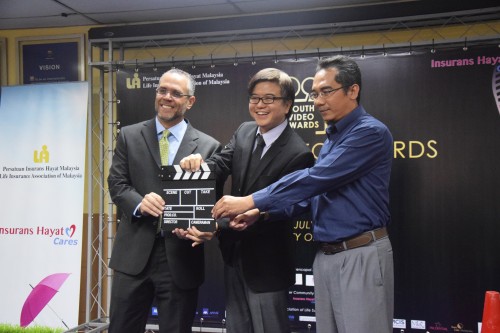 Dari Kiri: Pengerusi LIAM, Ramzi Toubassy, Ketua Pegawai Eksekutif, MYC Jason Ko dan Penolong Pengarah Unit Modal Insan Kandungan Kreatif, Perbadanan Kemajuan Filem Nasional Malaysia (FINAS), Encik Zainudin Bin Aman