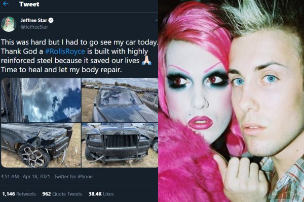 Kereta Terbalik Tiga Kali, u0027Beauty Guruu0027 Jeffree Star Kemalangan